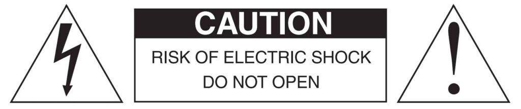 DA1260-manual-warning-caution-electrical-shock